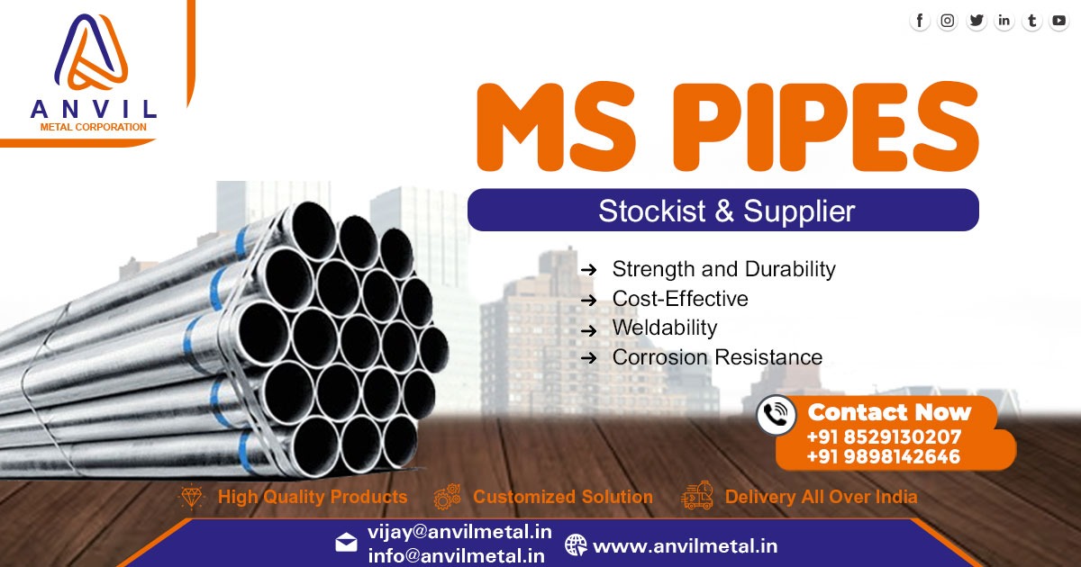 MS Pipes in Tamil Nadu