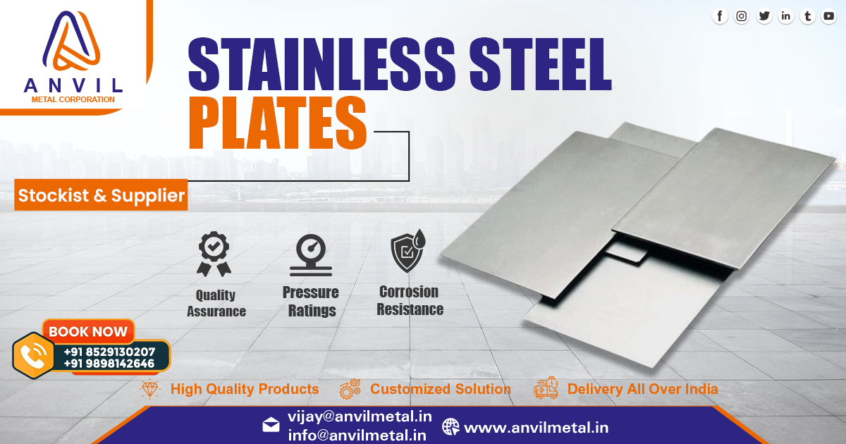 Supplier of Stainless Steel Plates in Rajasthan