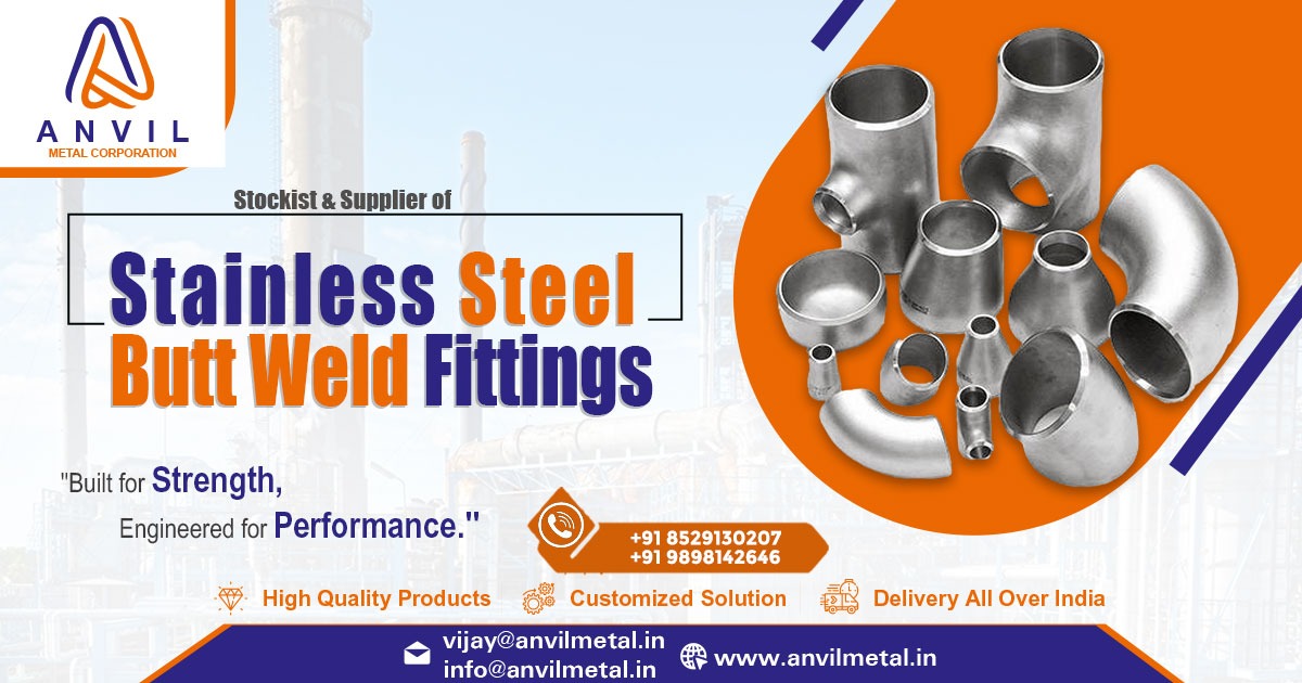 SS buttweld Fittings In Ahmedabad