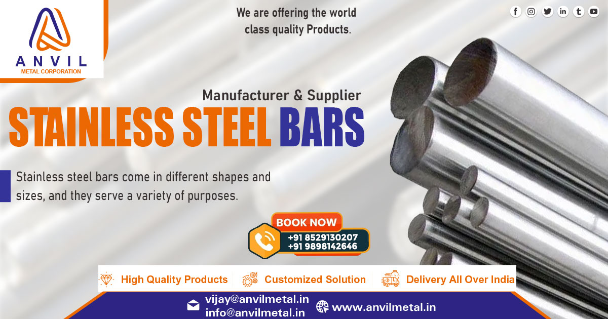 Supplier of Stainless Steel Bars in Bihar