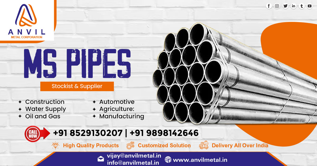 Supplier of Mild Steel Pipes in Madhya Pradesh