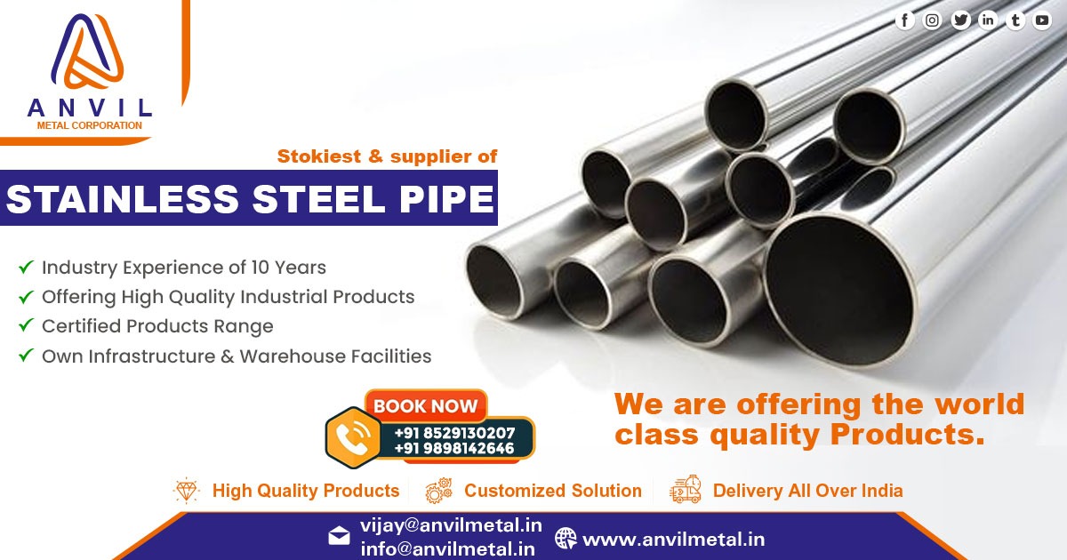 Supplier of Stainless Steel Pipe in Jharkhand