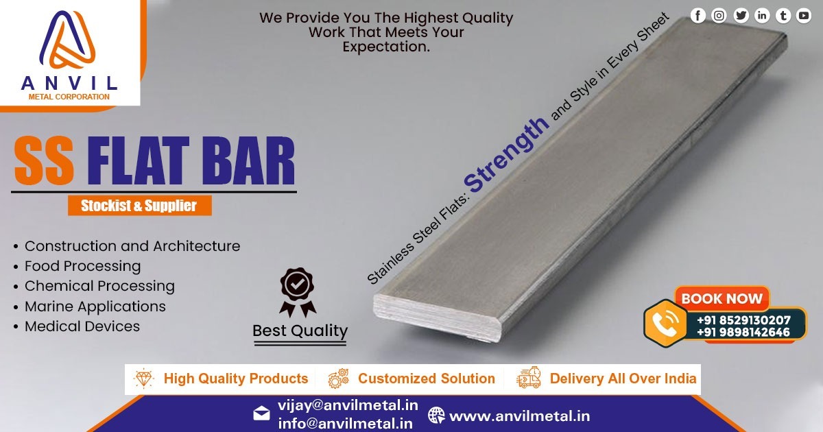 Stainless Steel Flat Bars in Odisha