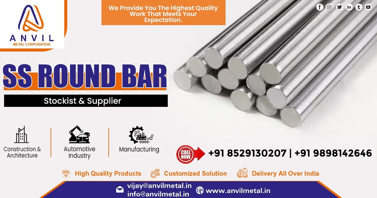 Supplier of Stainless steel Round Bar in Rajasthan