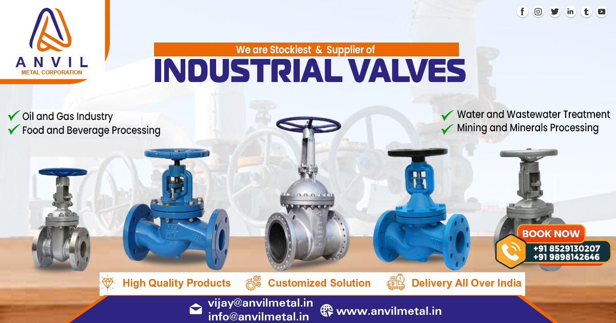 Supplier of Stainless Steel Industrial Valve in Maharashtra