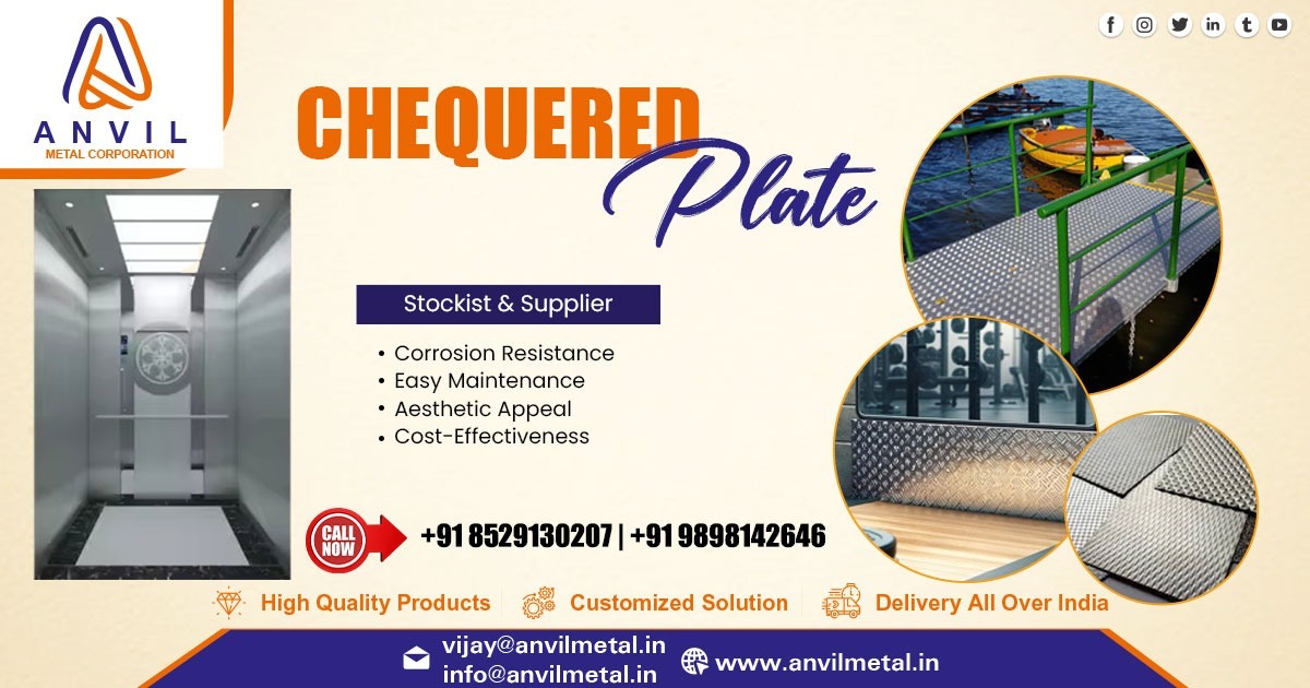 Supplier of Chequered Plate in Bihar