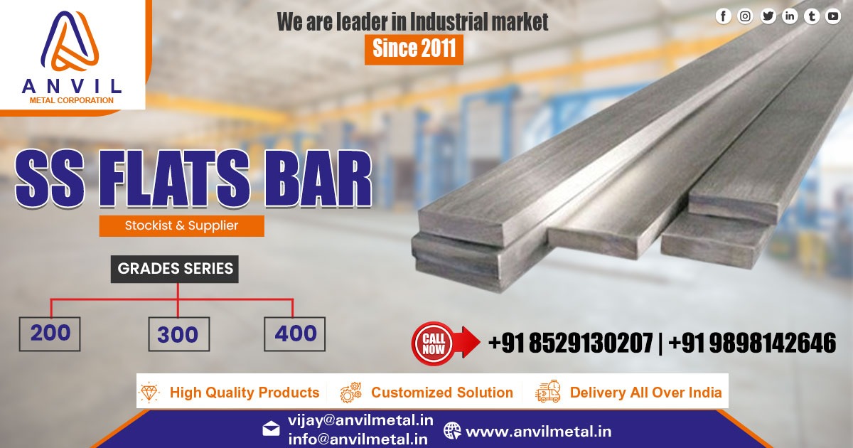 Supplier of Stainless Steel Flat Bar in Telangana