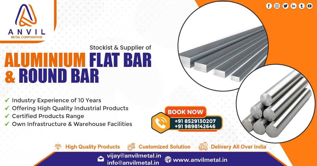 Aluminum Flat Bar and Round Bar in Odisha