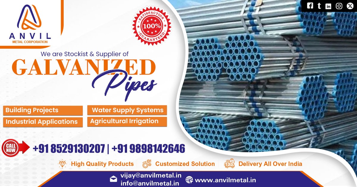 Supplier of Galvanized Pipe in Punjab